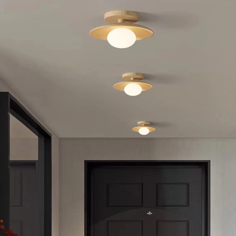 Modern LED Ceiling Lamp Wooden Pendant Light Surface Mounted Led Ceiling Chandelier for Corridor Entrance Balcony Lighting G9
Modern LED Ceiling Lamp Wooden Pendant Light Surface Mounted Led Ceiling Chandelier for Corridor Entrance Balcony Lighting G9
