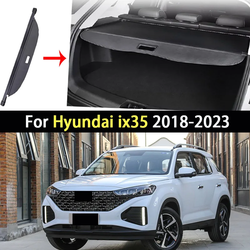Rear Trunk Curtain Cargo Cover For Hyundai ix35 2018-2023 2022 2023 Security Luggage Retractable Partition Privacy Space Car Mat
Rear Trunk Curtain Cargo Cover For Hyundai ix35 2018-2023 2022 2023 Security Luggage Retractable Partition Privacy Space Car Mat