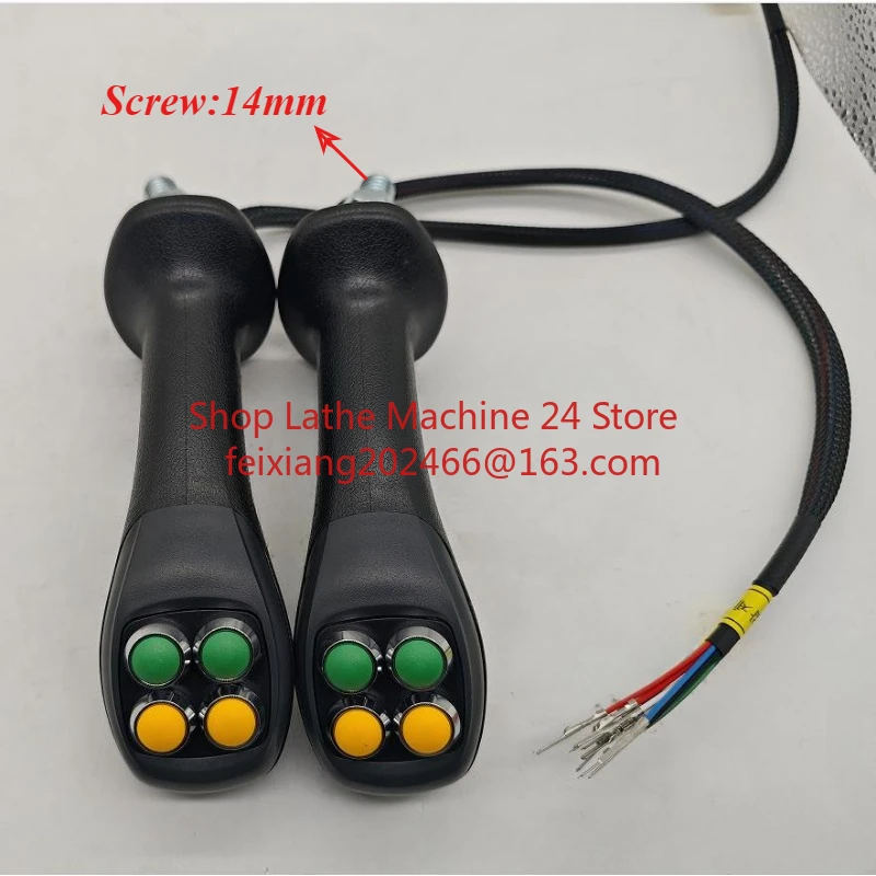 High quality 5-button grab handle excavator modified button joystick handle
High quality 5-button grab handle excavator modified button joystick handle