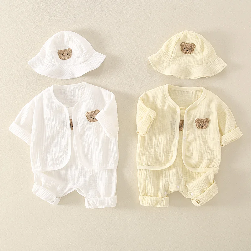 Newborn Baby Clothes Long Sve Set Pure Cotton 3 Piece Set for 6-9 Months Old Baby Autumn Wear Comfortable Infant Outfit
Newborn Baby Clothes Long Sve Set Pure Cotton 3 Piece Set for 6-9 Months Old Baby Autumn Wear Comfortable Infant Outfit