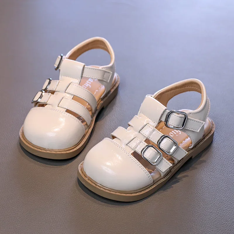 Children's Closed-toe Sandals 2025 Summer New Girls' Fashion Roman Princess Sandals Soft Sole Anti Slip Kid's Casual Beach Shoes
Children's Closed-toe Sandals 2025 Summer New Girls' Fashion Roman Princess Sandals Soft Sole Anti Slip Kid's Casual Beach Shoes