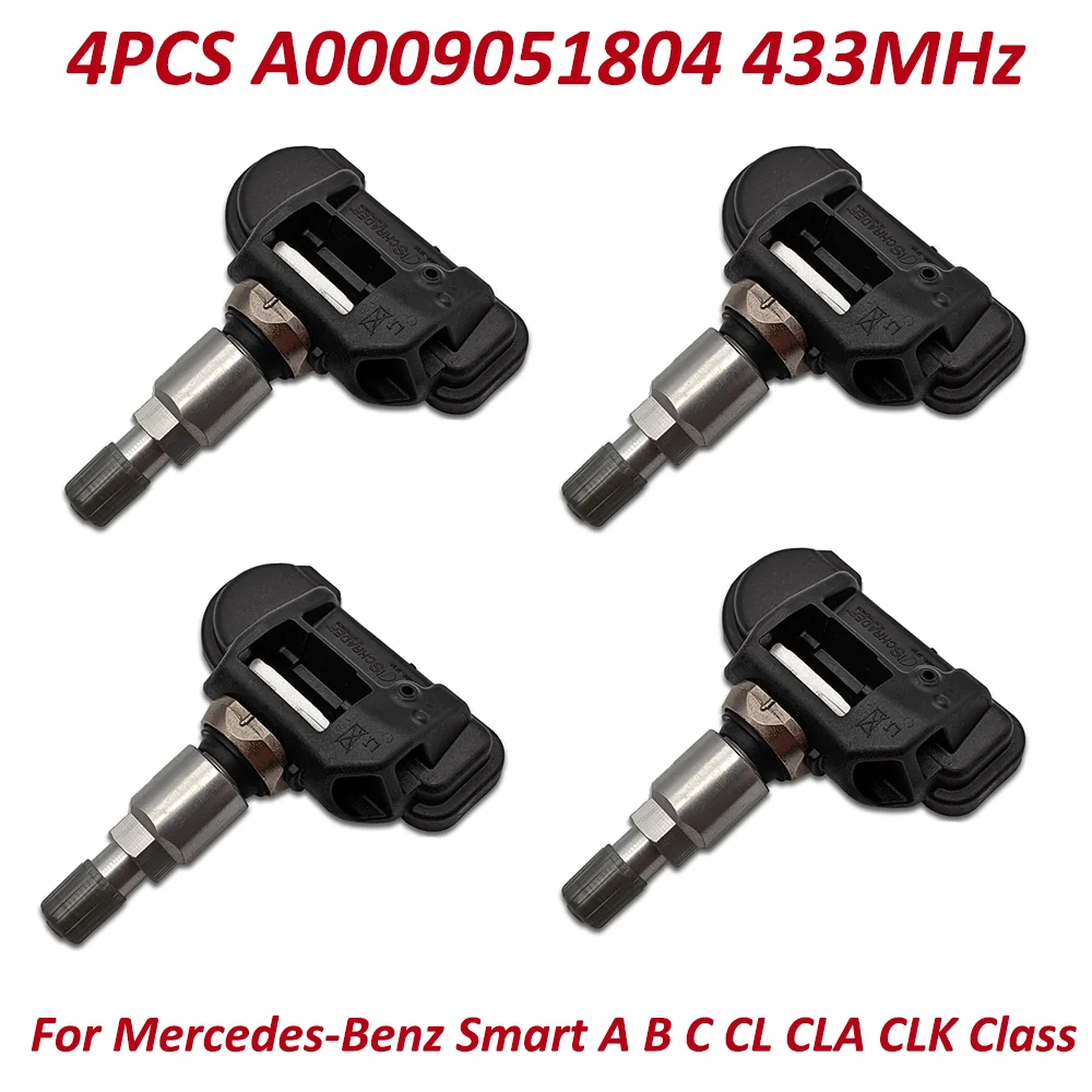 4PCS TPMS Tire Pressure Sensor 433MHz A0009051804 0009051804 Mercedes-Benz Smart A B C CL CLA CLK Class E350 C250 C300 C350
4PCS TPMS Tire Pressure Sensor 433MHz A0009051804 0009051804 Mercedes-Benz Smart A B C CL CLA CLK Class E350 C250 C300 C350