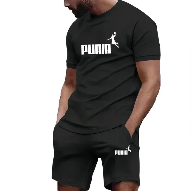 2026 Summer Men Casual Tracksuit Crew Neck Short Sleeve T-Shirt Sports Shorts 2 Piece Set Jogging Athletic Streetwear Outfit
2026 Summer Men Casual Tracksuit Crew Neck Short Sleeve T-Shirt Sports Shorts 2 Piece Set Jogging Athletic Streetwear Outfit