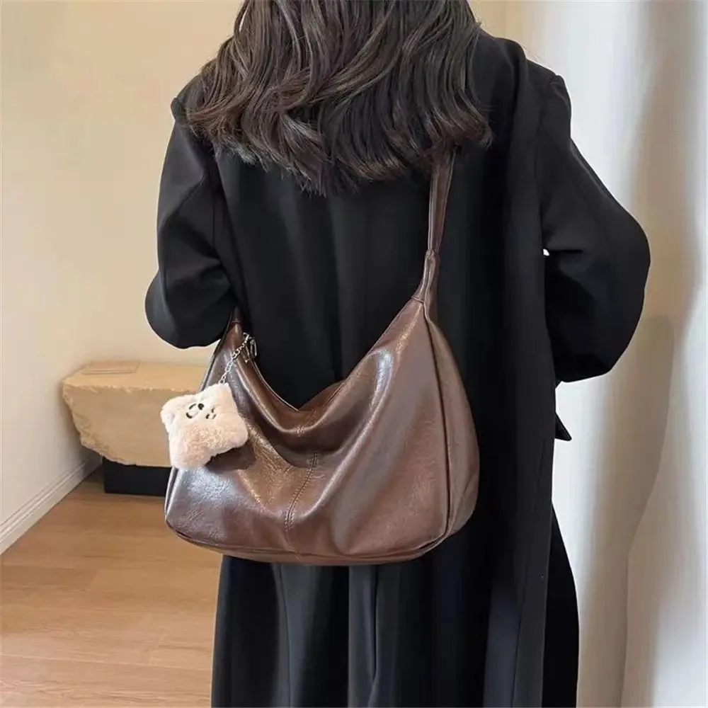 Trendy Slouchy Shoulder Bag for Women PU Leather Large Capacity Underarm Bag Retro Crossbody Bags
Trendy Slouchy Shoulder Bag for Women PU Leather Large Capacity Underarm Bag Retro Crossbody Bags