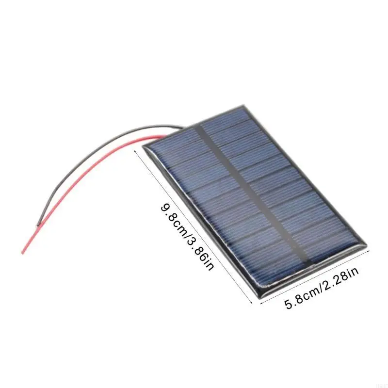 H58C Solar Epoxy Panel Polysilicon Board Small Solar Panel 5V 120MA Easy To Use Power Accessories for Outdoor Projects
H58C Solar Epoxy Panel Polysilicon Board Small Solar Panel 5V 120MA Easy To Use Power Accessories for Outdoor Projects