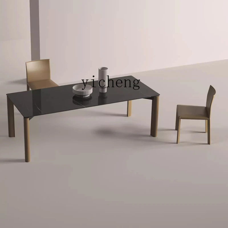XL natural marble dining table modern simple light luxury home restaurant rectangular dining table combination
XL natural marble dining table modern simple light luxury home restaurant rectangular dining table combination