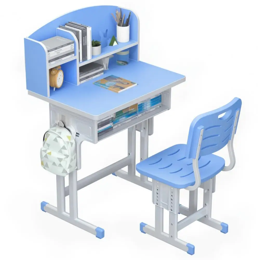 Kids Desk and Chair Set Wooden Study Table with Storage Shelf, Children School Learning Desk Set, Writing Table
Kids Desk and Chair Set Wooden Study Table with Storage Shelf, Children School Learning Desk Set, Writing Table