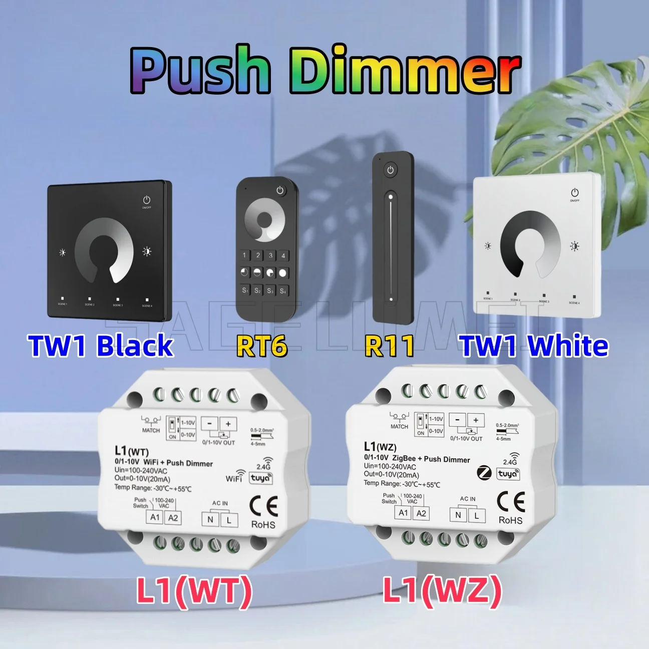 Skydance R11/L1(WT)/L1(WZ)/RT6/TW1 Контроллер светодиодного диммера Push Dimmer Smart Life Управление через приложение 110 В 220 В 230 В Smart WiFi 100-240 В переменного тока
Skydance R11/L1(WT)/L1(WZ)/RT6/TW1 Контроллер светодиодного диммера Push Dimmer Smart Life Управление через приложение 110 В 220 В 230 В Smart WiFi 100-240 В переменного тока