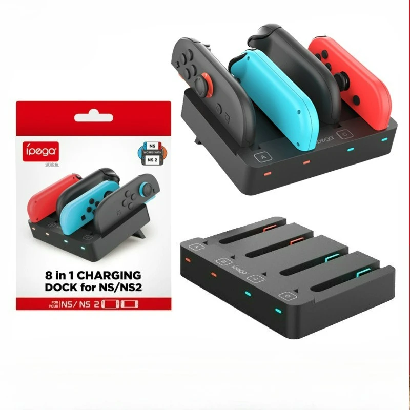 4-in-1 Controller Charging Dock Compatible with J-C Game Accessories Handle Charging Base for Gaming
4-in-1 Controller Charging Dock Compatible with J-C Game Accessories Handle Charging Base for Gaming