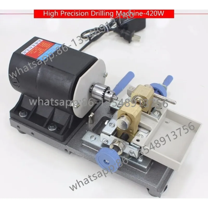 420W BLACK Stone Pearl Drilling Jewelry Making Equipments Beading Polishing Tools Powerful Amber Holing Machine
420W BLACK Stone Pearl Drilling Jewelry Making Equipments Beading Polishing Tools Powerful Amber Holing Machine