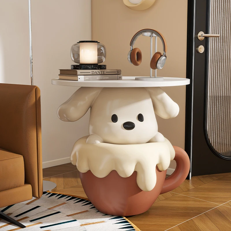 Cartoon teacup dog floor ornament next to the sofa bedside table living room TV cabinet shelf home decoration
Cartoon teacup dog floor ornament next to the sofa bedside table living room TV cabinet shelf home decoration