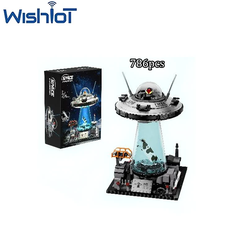 Simulation Space UFO Spaceship MOC Building Blocks With Night Light Spacecraft Alien Room Decor Model Small Bricks Toys Gifts
Simulation Space UFO Spaceship MOC Building Blocks With Night Light Spacecraft Alien Room Decor Model Small Bricks Toys Gifts