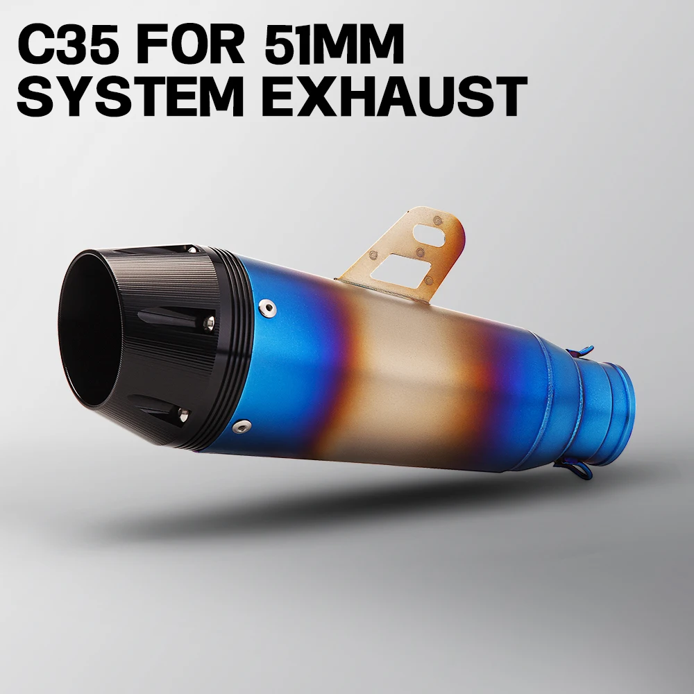 Motorcycle Z900 Ninja 400 QJ600 MT09 modified exhaust pipe R35-CNC fish mouth tail section universal 51MM Slip On
Motorcycle Z900 Ninja 400 QJ600 MT09 modified exhaust pipe R35-CNC fish mouth tail section universal 51MM Slip On