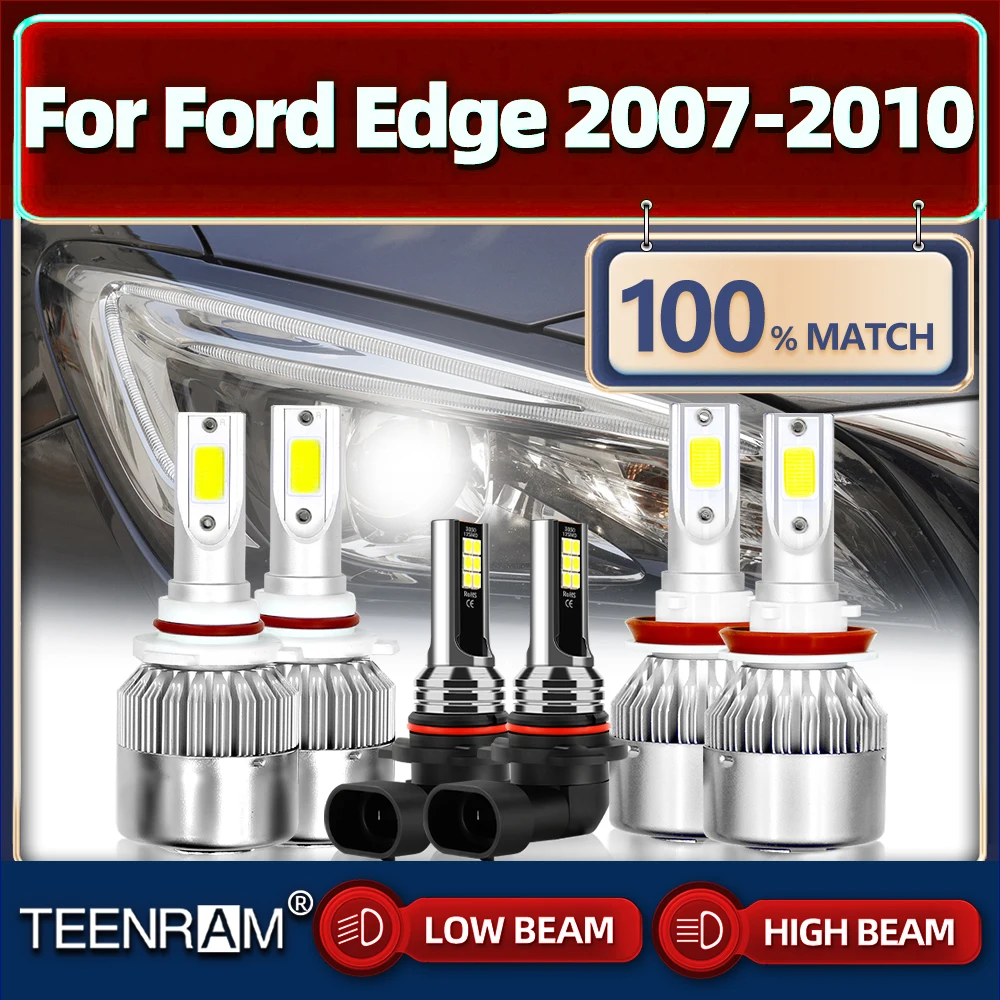 Led Headlight Bulbs With Fan 6000K White Car Light 360W 60000LM Super Bright Car Lamp 12V For Ford Edge 2007 2008 2009 2010
Led Headlight Bulbs With Fan 6000K White Car Light 360W 60000LM Super Bright Car Lamp 12V For Ford Edge 2007 2008 2009 2010