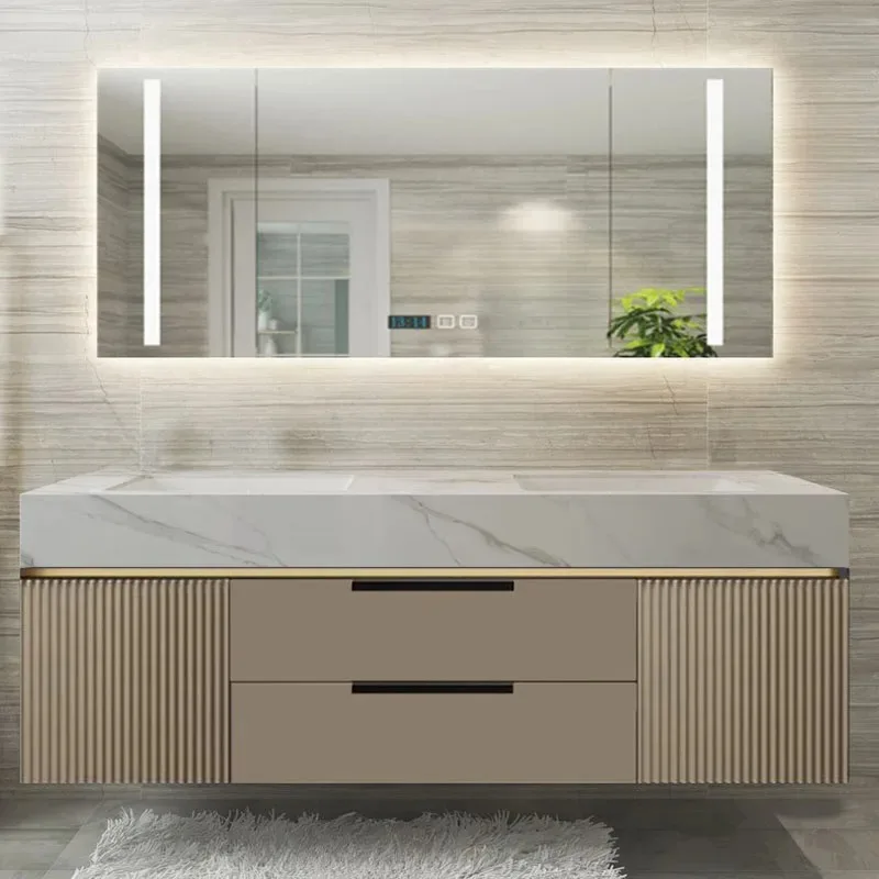 Waterproof Drawers Bathroom Cabinet Wooden Design Luxury Display Bathroom Cabinet Storage Full Set Mobile Da Bagno Furniture
Waterproof Drawers Bathroom Cabinet Wooden Design Luxury Display Bathroom Cabinet Storage Full Set Mobile Da Bagno Furniture