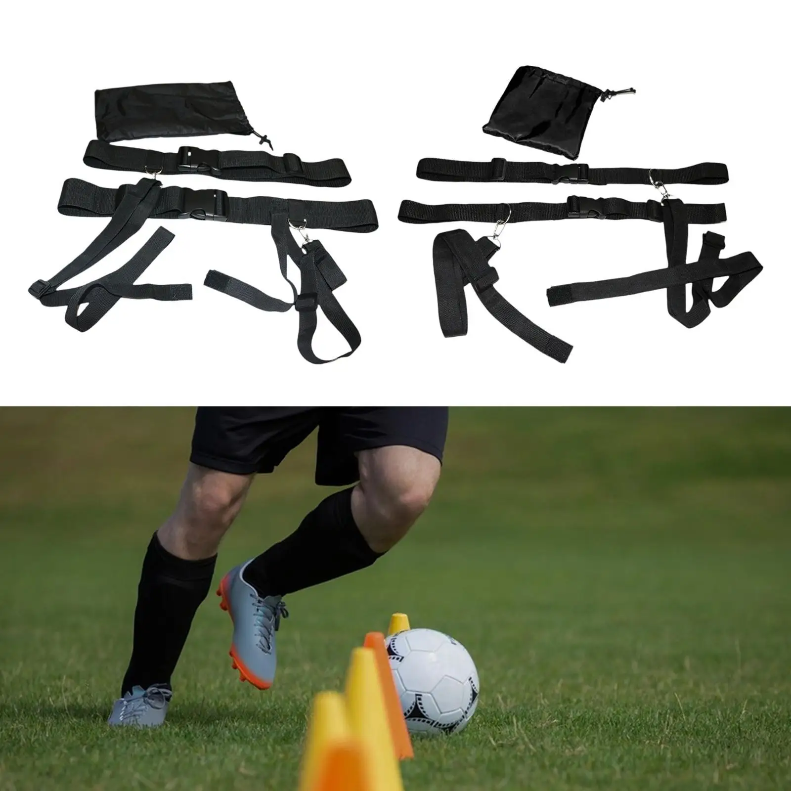 Soccer Agility Belt, Adjustable Portable Control Skills Sturdy Evasion Belt, Speed Reaction Strap for Football Softball
Soccer Agility Belt, Adjustable Portable Control Skills Sturdy Evasion Belt, Speed Reaction Strap for Football Softball