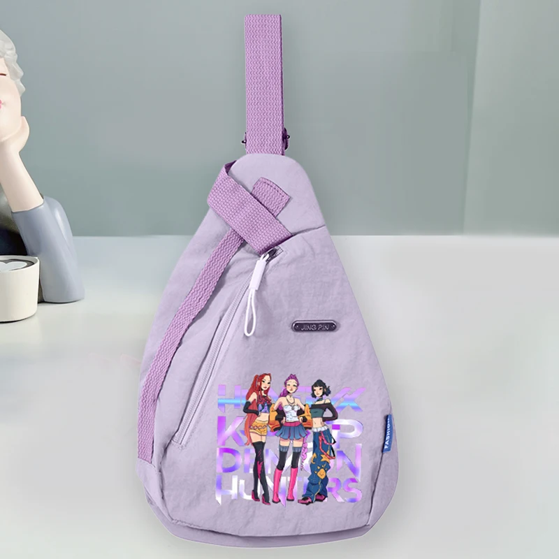 KPop Demon Hunters Crossbody Chest Packs Outdoor Sport Shoulder Bags Movie Anime Girl Fanny Packs Cartoon Print Kid Belt Bum Bag
KPop Demon Hunters Crossbody Chest Packs Outdoor Sport Shoulder Bags Movie Anime Girl Fanny Packs Cartoon Print Kid Belt Bum Bag