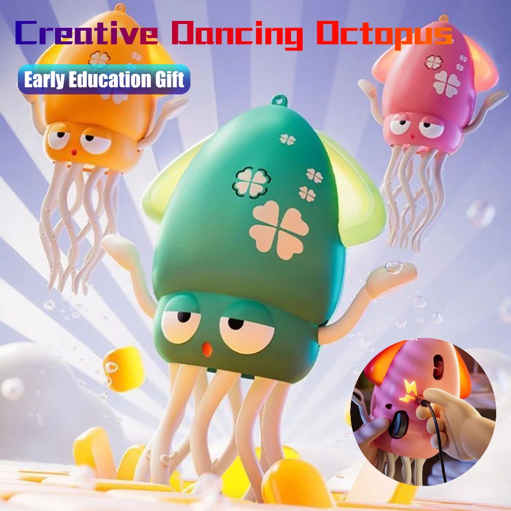 Creative Dancing Octopus Kids Electronic Pet Cartoon Interactive Toys Development Moving Education Gift with Music & Lights
Creative Dancing Octopus Kids Electronic Pet Cartoon Interactive Toys Development Moving Education Gift with Music & Lights