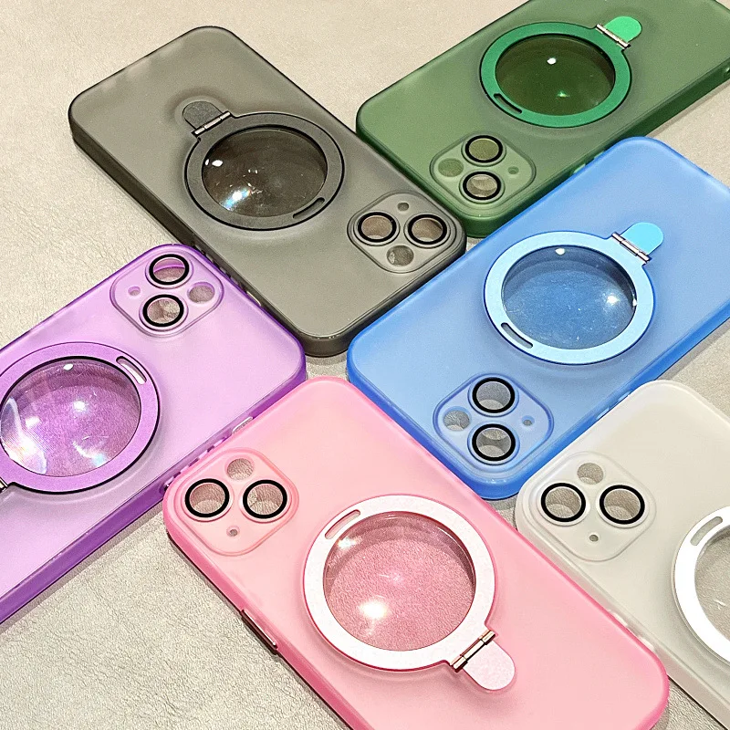 10pcs Metal Magnetic Bracket Ring Case For iPhone 14 13 12 11 Pro Max Magsafe Wireless Charging Lens Protection Back Cover
10pcs Metal Magnetic Bracket Ring Case For iPhone 14 13 12 11 Pro Max Magsafe Wireless Charging Lens Protection Back Cover