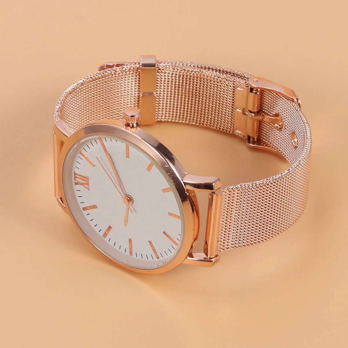 Rose Gold Watch Fashion Quartz Wristwatch Watches Mesh Belt Band Temperament Alloy
Rose Gold Watch Fashion Quartz Wristwatch Watches Mesh Belt Band Temperament Alloy