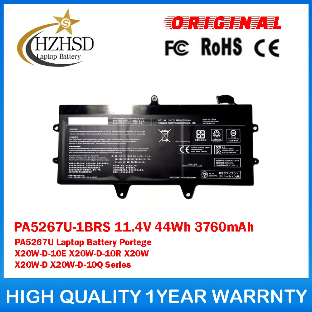 PA5267U-1BRS 11.4V 44Wh PA5267U Genuine Original Laptop Battery For Toshiba Portege X20W-D-10E X20W-D-10R X20W X20W-D X20W-D-10Q
PA5267U-1BRS 11.4V 44Wh PA5267U Genuine Original Laptop Battery For Toshiba Portege X20W-D-10E X20W-D-10R X20W X20W-D X20W-D-10Q