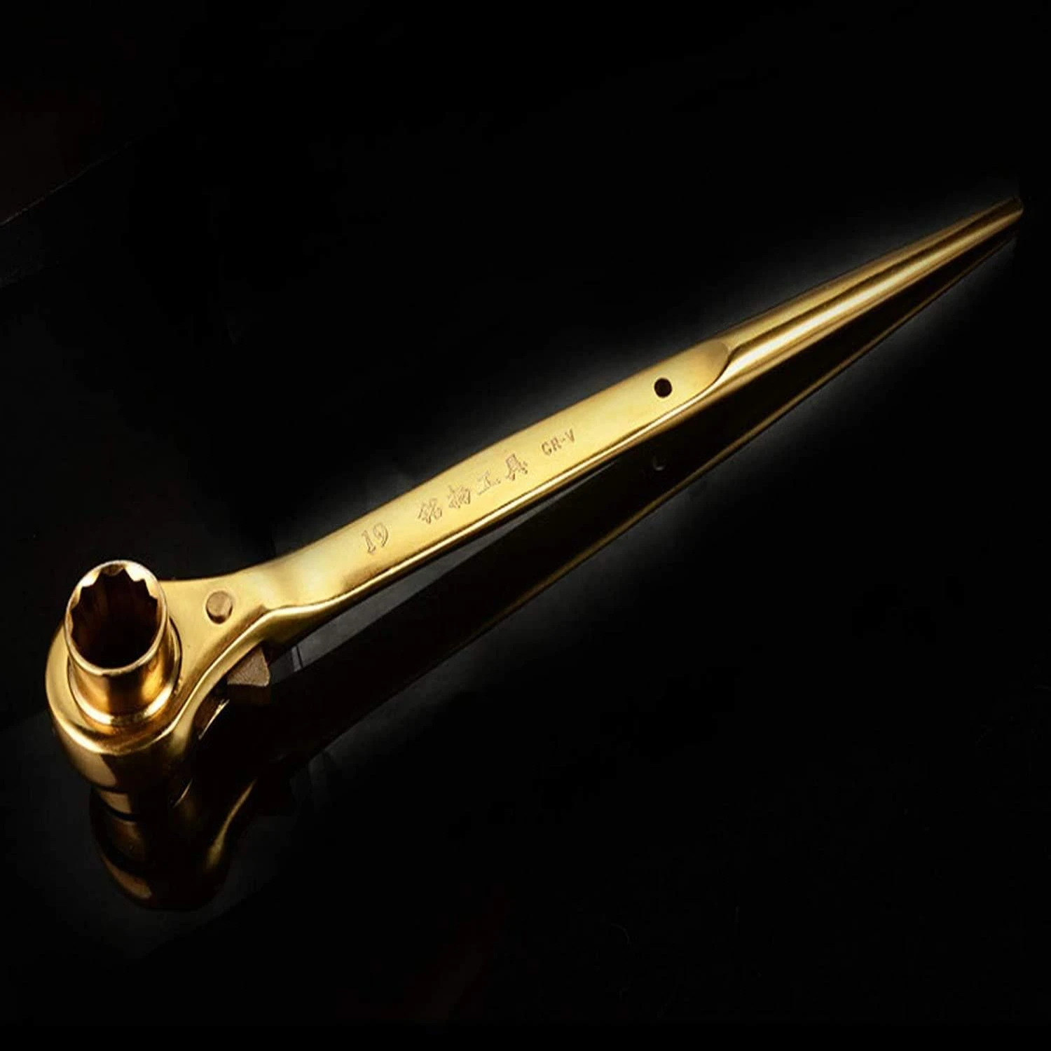 dable scaffold assembly tool with ratcheting socket wrench - Golden heavy duty 19mm-22mm hexagon spanner for construction worker
dable scaffold assembly tool with ratcheting socket wrench - Golden heavy duty 19mm-22mm hexagon spanner for construction worker