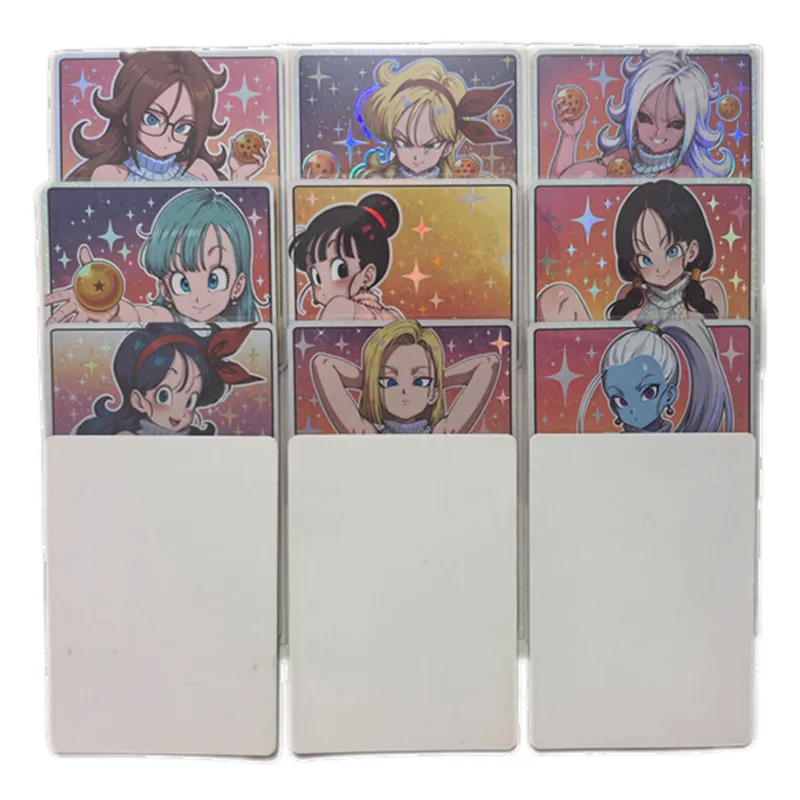 9pcs/set Sexy Cards Dragon Ball Videl Bulma No. 18 No. 21 Anime 18+ Goddess ACG Nude Card Toy Gift Game Comic Collection Card
9pcs/set Sexy Cards Dragon Ball Videl Bulma No. 18 No. 21 Anime 18+ Goddess ACG Nude Card Toy Gift Game Comic Collection Card
