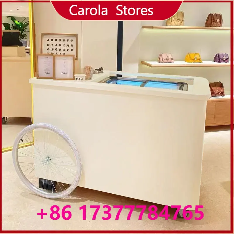 Movable Outdoor Food Concession Trailer Multifunctional Coffee Ice Cream Vending Cart Commercial Street Snack Stall Trolley
Movable Outdoor Food Concession Trailer Multifunctional Coffee Ice Cream Vending Cart Commercial Street Snack Stall Trolley