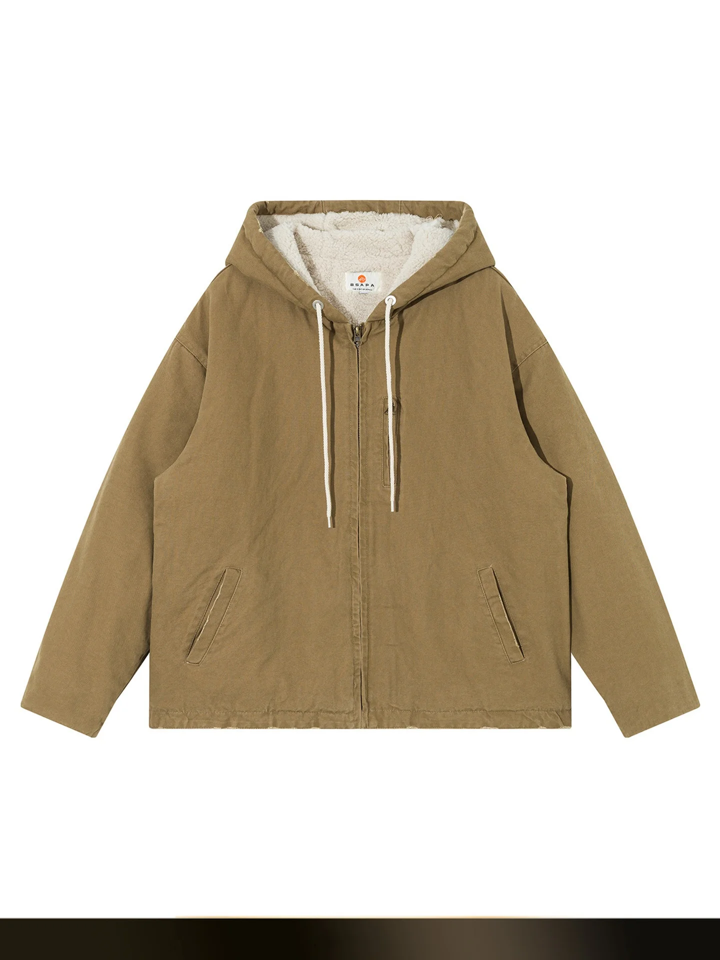 Nted Men's Retro Simple Lamb Fur Hooded Cotton Jaet Warm Loose Workwear Cotton Coat Outerwear Casual Youth ular Sle
Nted Men's Retro Simple Lamb Fur Hooded Cotton Jaet Warm Loose Workwear Cotton Coat Outerwear Casual Youth ular Sle