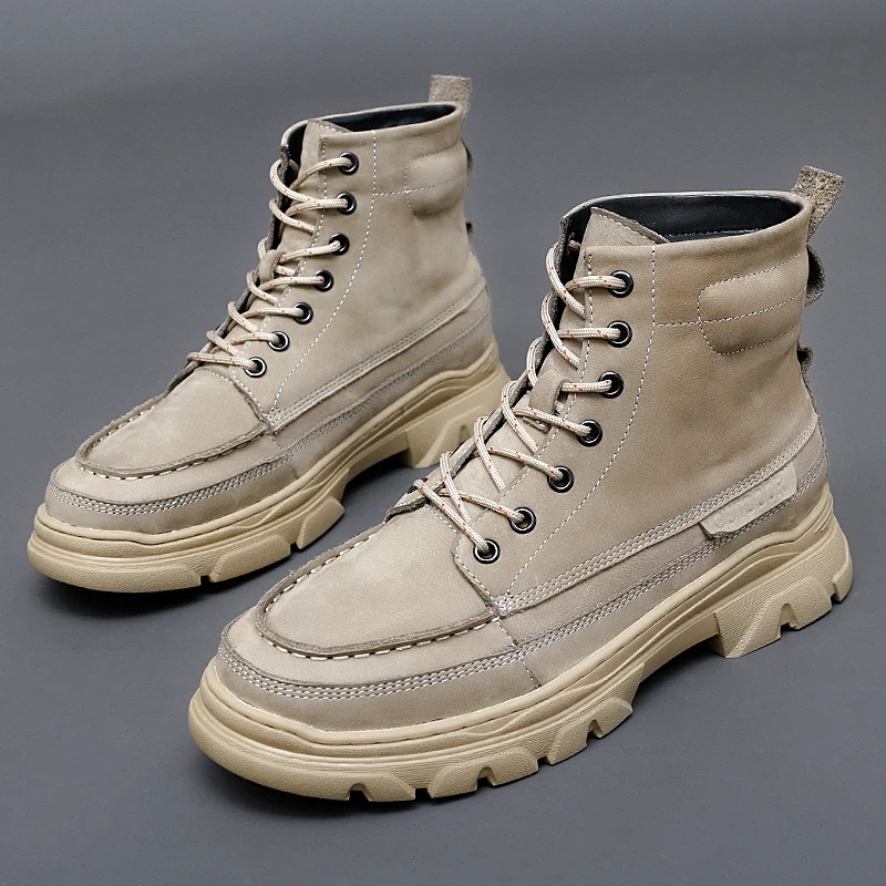 Hot Selling Men's Work Boots Europe America Wear-resistant Riding Motorcycle Boots Men's Outdoor Boots High Top Shoes
Hot Selling Men's Work Boots Europe America Wear-resistant Riding Motorcycle Boots Men's Outdoor Boots High Top Shoes