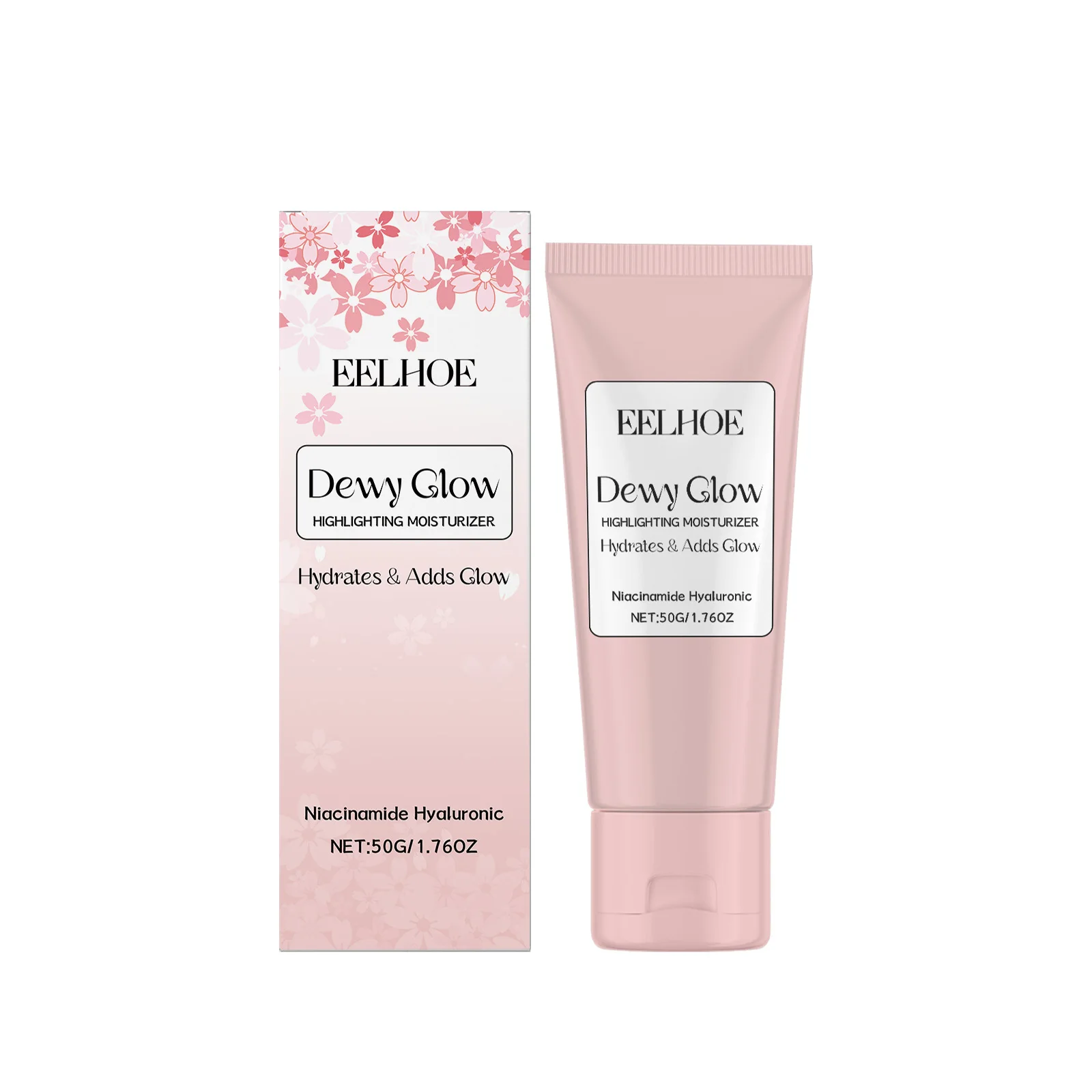 Dewy Glow Highlighting Moisturizer - Niacinamide & Hyaluronic Acid Infused Hydrating Primer + Illuminator - 50g/1.76oz
Dewy Glow Highlighting Moisturizer - Niacinamide & Hyaluronic Acid Infused Hydrating Primer + Illuminator - 50g/1.76oz