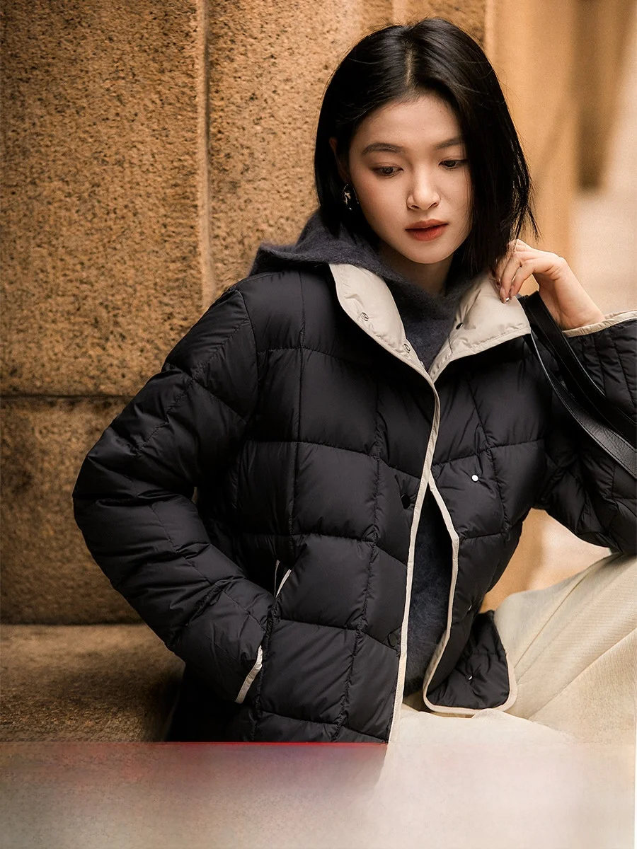 Xhange Winter Series Lightweight White Goose down Puffer Jaet Small Cinnamon Roll Outerwear Stitched Color Blo Design
Xhange Winter Series Lightweight White Goose down Puffer Jaet Small Cinnamon Roll Outerwear Stitched Color Blo Design