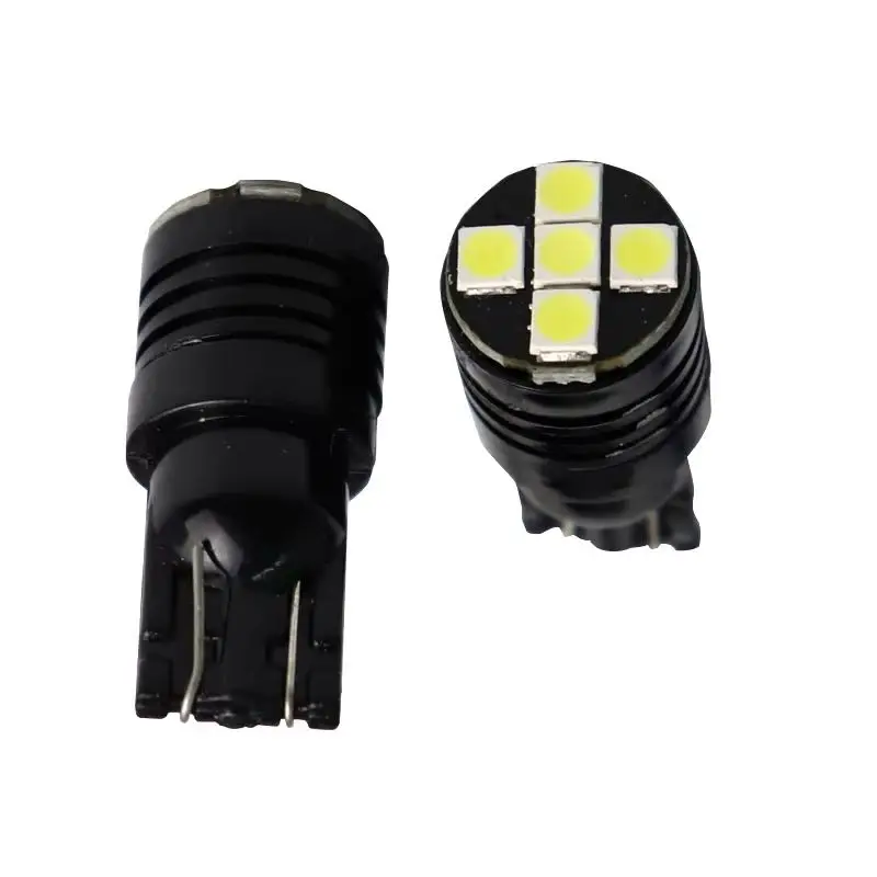 100pcs reading lights T10 Canbus 5 SMD 3030 LED 1.44W 120MA Error free Non polar Doom light bulb Car styling White 12V
100pcs reading lights T10 Canbus 5 SMD 3030 LED 1.44W 120MA Error free Non polar Doom light bulb Car styling White 12V