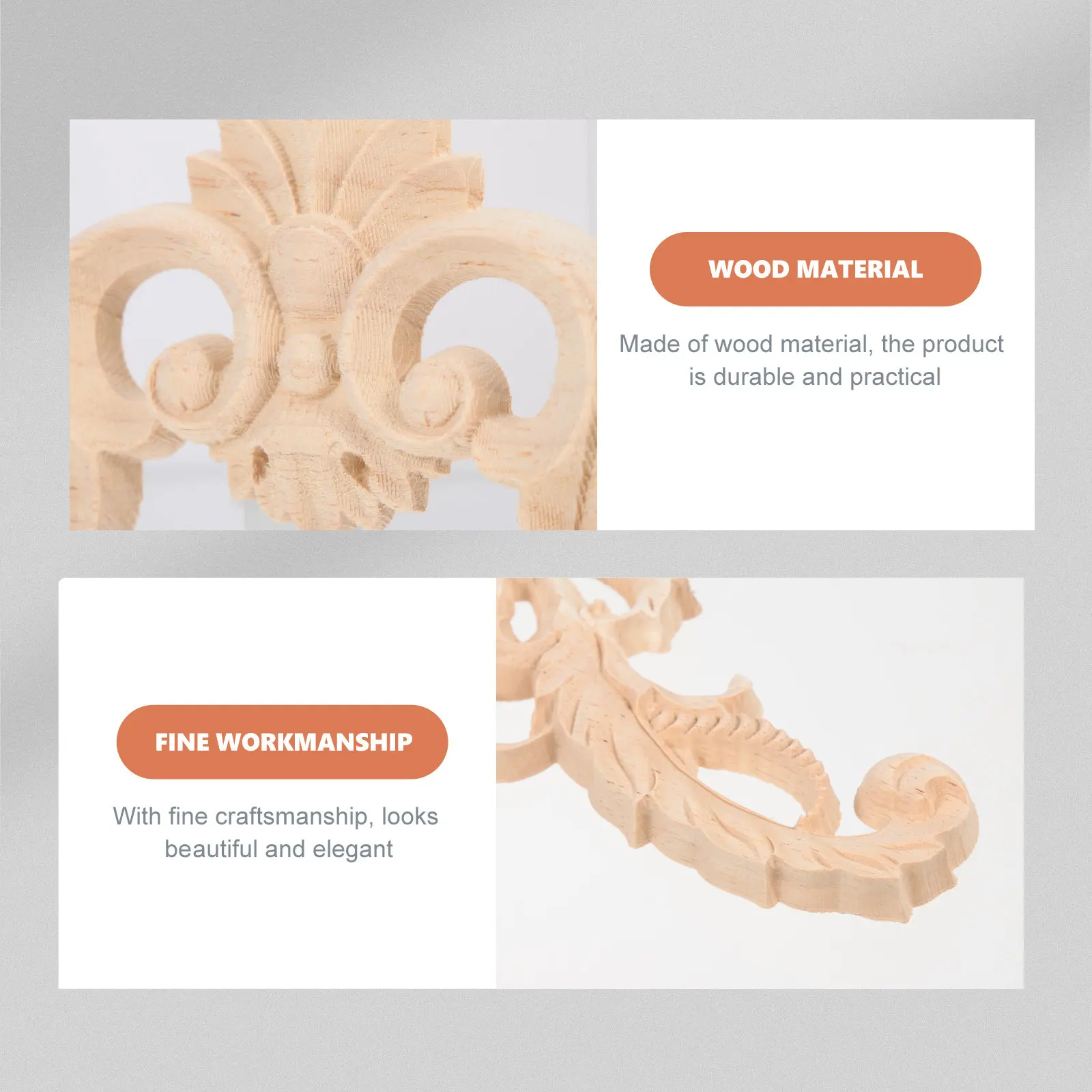 10Pcs Wood Carved Applique Unpainted Classic Furniture Decorative Wooden Appliques for Bed Door Cabinet Embellishments DIY Craft
10Pcs Wood Carved Applique Unpainted Classic Furniture Decorative Wooden Appliques for Bed Door Cabinet Embellishments DIY Craft