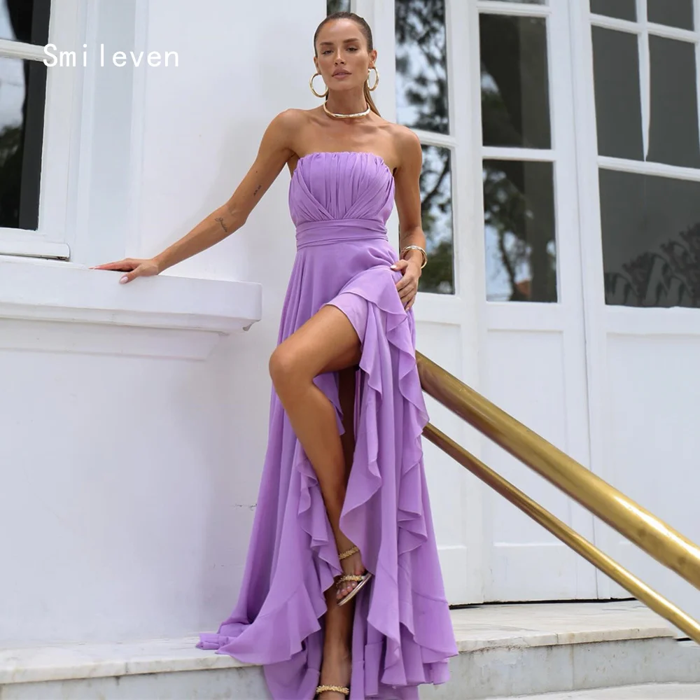 Smileven Luxury Mermaid Prom Dress Illusion Strapless Spaghetti Strap Evening Gowns Flowing Occasion Dress Customized 2026
Smileven Luxury Mermaid Prom Dress Illusion Strapless Spaghetti Strap Evening Gowns Flowing Occasion Dress Customized 2026