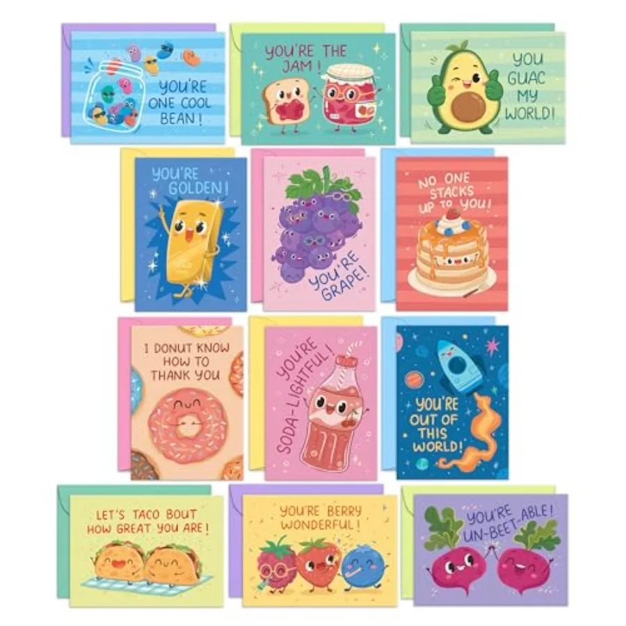 SandO Assorted Funny Thank You Cards with Envelopes - Cute Thank You Cards for Teachers, Office Coworker, Employee and Staff Ap
SandO Assorted Funny Thank You Cards with Envelopes - Cute Thank You Cards for Teachers, Office Coworker, Employee and Staff Ap