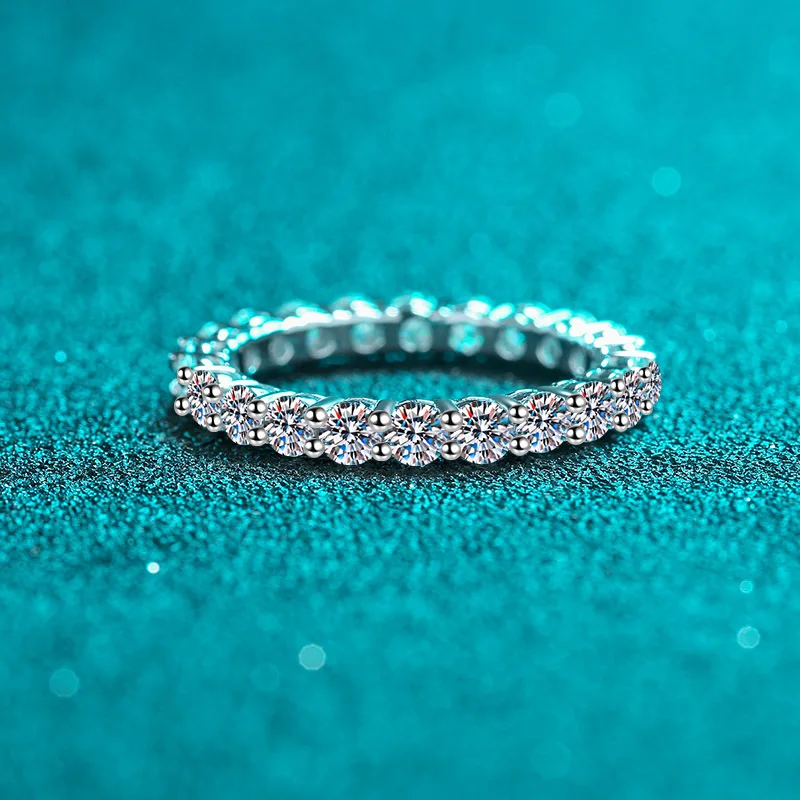 pt950 Platinum Diamond Ring for Women Light Luxury Elegant Fashion One-Line Row Ring Full 2.2 Carat Mosanite Platinum Ring
pt950 Platinum Diamond Ring for Women Light Luxury Elegant Fashion One-Line Row Ring Full 2.2 Carat Mosanite Platinum Ring