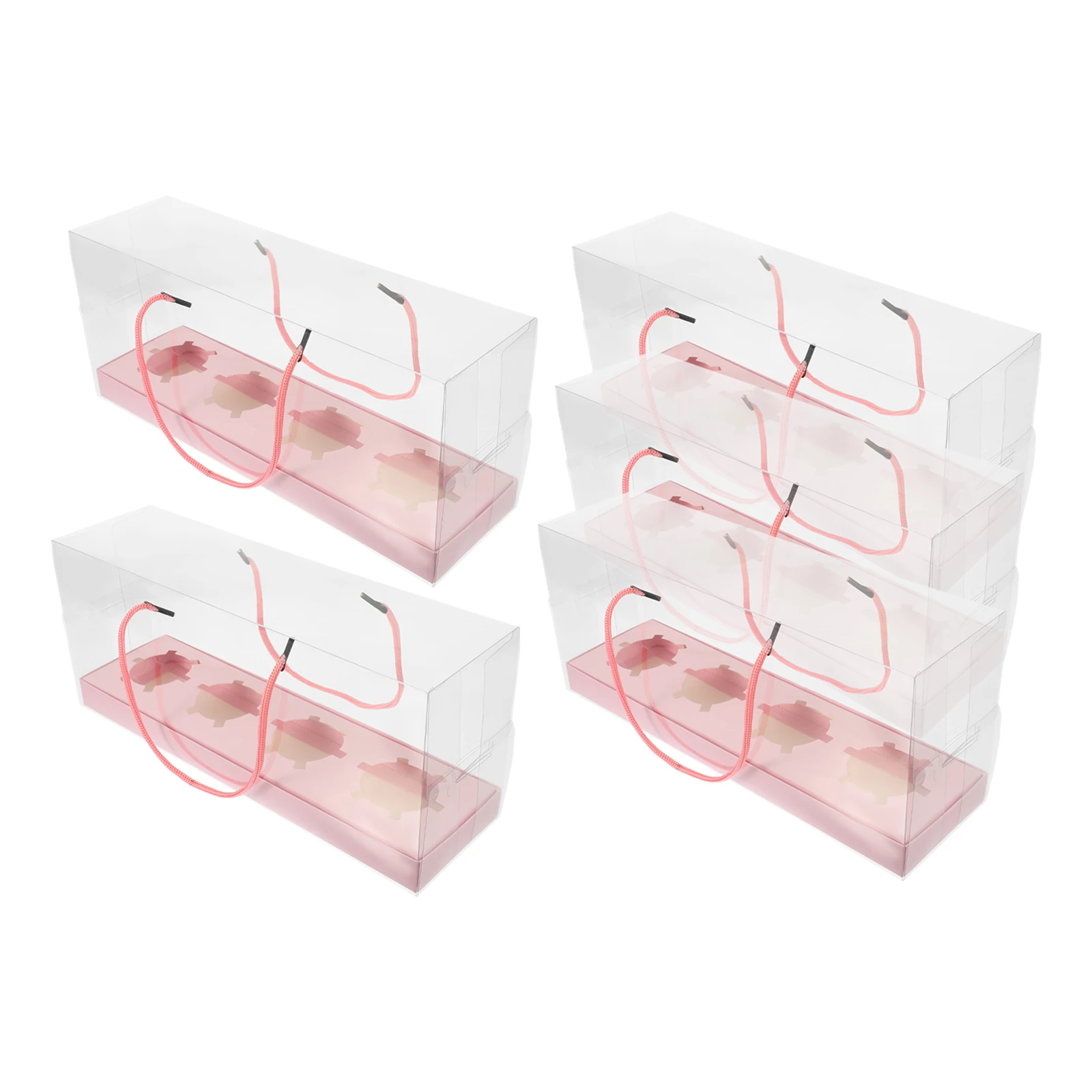 5pcs Transparent PET Storage Boxes 7 28x2 56x2 56 Inches Pink Gift Boxes for Party Weddings Birthday Portable Bulk Packaging
5pcs Transparent PET Storage Boxes 7 28x2 56x2 56 Inches Pink Gift Boxes for Party Weddings Birthday Portable Bulk Packaging