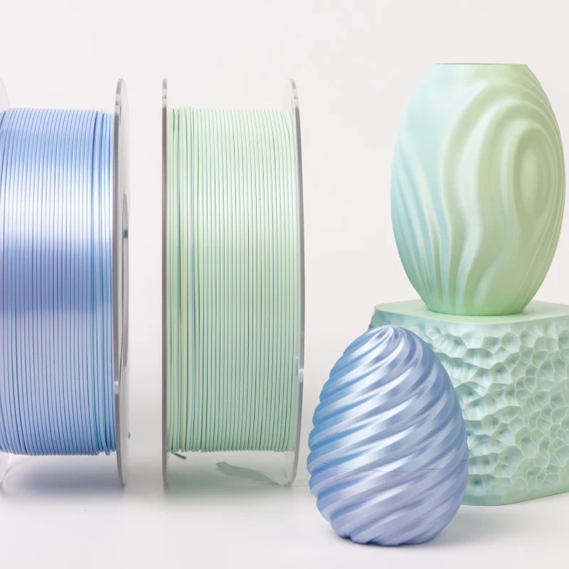 Veekaft Two-color silk PLA printing filament filament, 3d printer filament 1.75mm,Compatible with FDM printers
Veekaft Two-color silk PLA printing filament filament, 3d printer filament 1.75mm,Compatible with FDM printers