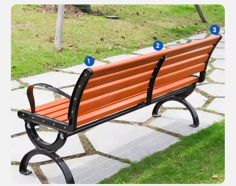 Park chair outdoor bench outdoor bench courtyard leisure seat anti-corrosion solid wood wrought iron backrest row chair
Park chair outdoor bench outdoor bench courtyard leisure seat anti-corrosion solid wood wrought iron backrest row chair