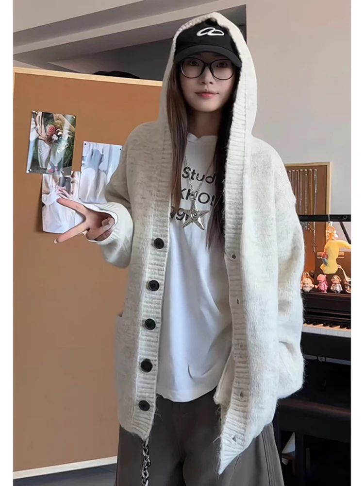 Мужская тяжелая вязаная толстовка с капюшоном, повседневная свободная посадка, осенний сезон, мягкий удобный ленивый морской открытый кардиган, свитер
Мужская тяжелая вязаная толстовка с капюшоном, повседневная свободная посадка, осенний сезон, мягкий удобный ленивый морской открытый кардиган, свитер