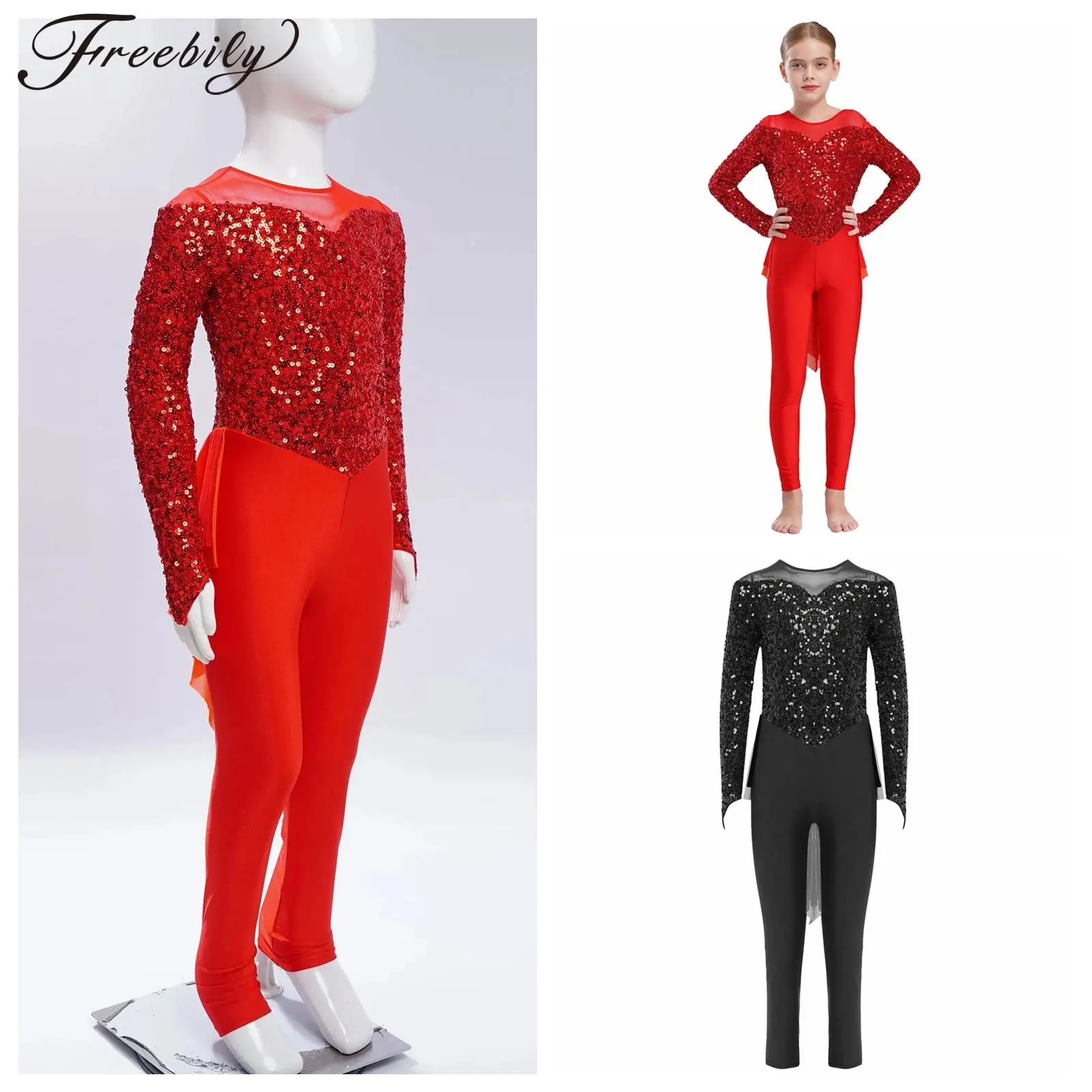 Girls Lyrical Ballet Dance Costume Shiny Sequins Bodysuit Rhythmic Gymnastics Skirted Leotard Kids Figure Skating Jumpsuit
Girls Lyrical Ballet Dance Costume Shiny Sequins Bodysuit Rhythmic Gymnastics Skirted Leotard Kids Figure Skating Jumpsuit