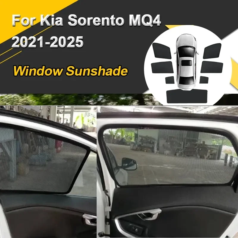 Car Sun Shades For Kia Sorento MQ4 MK4 2021 2022-2025 Sunshades Magnetic Heat insulation Visor Window Curtains Auto Accessories
Car Sun Shades For Kia Sorento MQ4 MK4 2021 2022-2025 Sunshades Magnetic Heat insulation Visor Window Curtains Auto Accessories