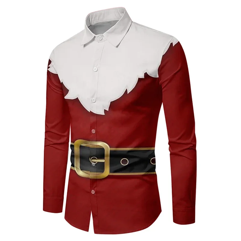 Christmas Gift Men's Shirt 3d Christmas Printed Shirts Men Women Fashion Long Sleeve Casual Blouse Lapel Blouse Men's Clothing
Christmas Gift Men's Shirt 3d Christmas Printed Shirts Men Women Fashion Long Sleeve Casual Blouse Lapel Blouse Men's Clothing