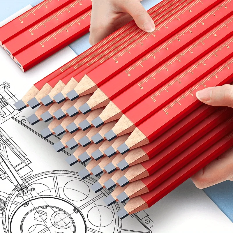 10/20/50PCs Thick Core Pencils Professional Carpenters Art Supplies Back to School Stationery Items for DIY Painting Drawing
10/20/50PCs Thick Core Pencils Professional Carpenters Art Supplies Back to School Stationery Items for DIY Painting Drawing