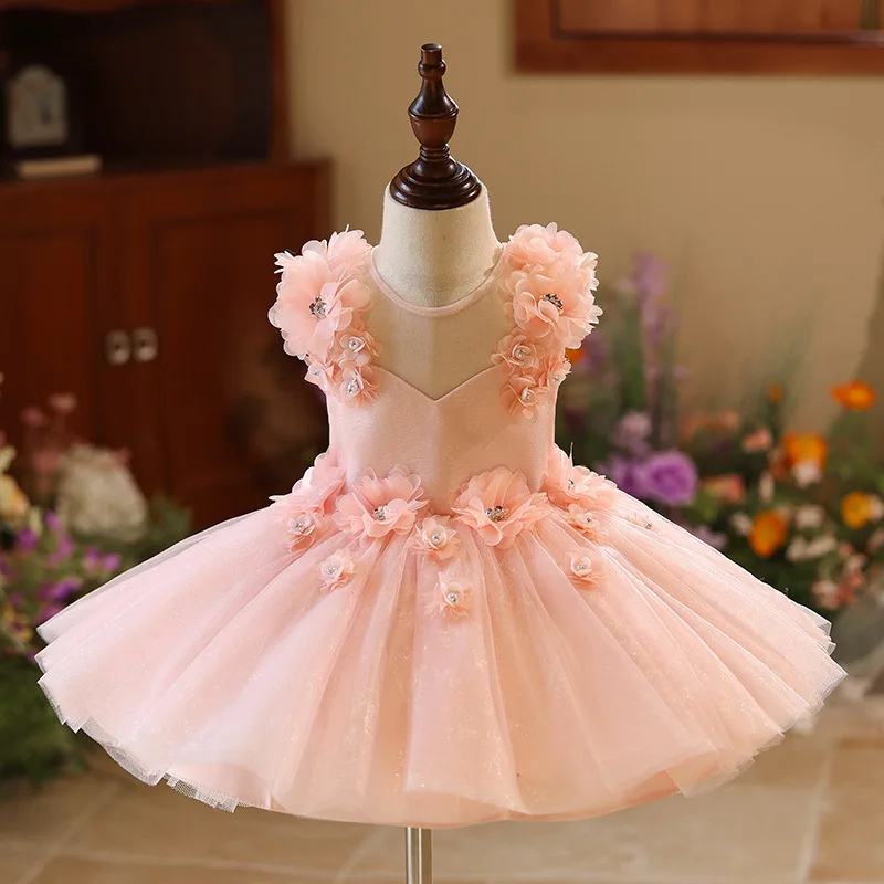 Flower Girl Wedding Princess Ball Gown Light Luxury Children's Host Piano Performance Dress y1684
Flower Girl Wedding Princess Ball Gown Light Luxury Children's Host Piano Performance Dress y1684
