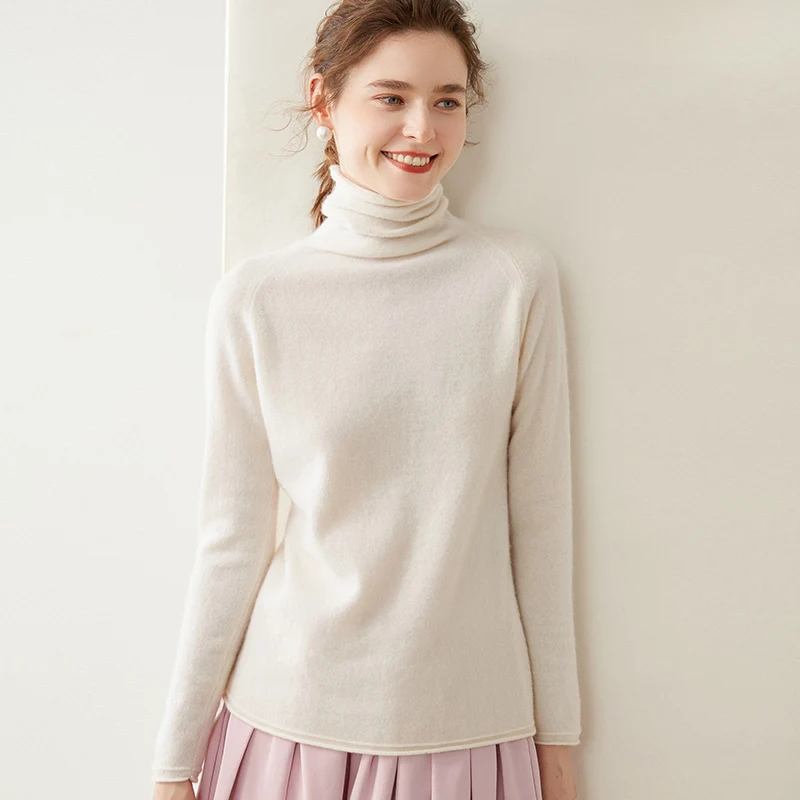 24 Autumn and Winter New Turtleneck Female 100 Pure Cashmere Turtleneck Knitted Loose Pullover Solid Color Sweater Blouse
24 Autumn and Winter New Turtleneck Female 100 Pure Cashmere Turtleneck Knitted Loose Pullover Solid Color Sweater Blouse