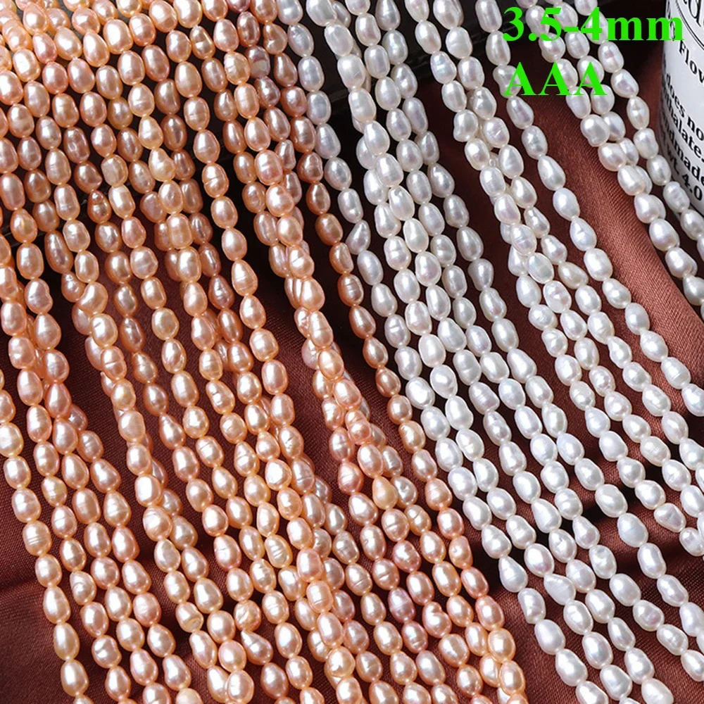 3.5-4mm 3A Natural Freshwater White Orange Rice Pearl Isolated Bead Women Gift Jewelry Make DIY Necklace Bracelet Accessories
3.5-4mm 3A Natural Freshwater White Orange Rice Pearl Isolated Bead Women Gift Jewelry Make DIY Necklace Bracelet Accessories