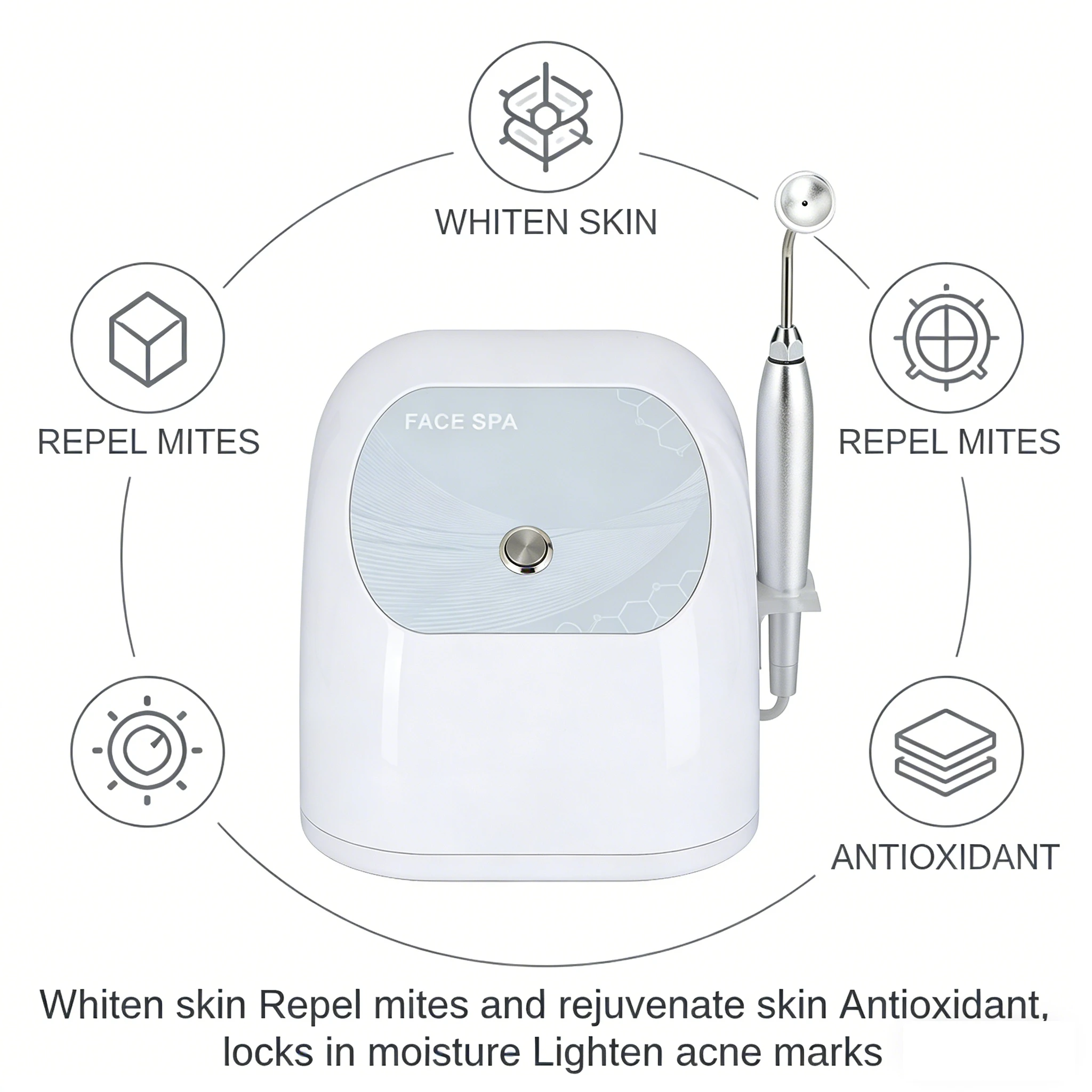 Аппарат для кислородной мезотерапии: многофункциональный прибор для глубокой очистки кожи лица, спины, рук и ног, для нежной кожи, домашний SPA-аппарат, прочный и портативный.
Аппарат для кислородной мезотерапии: многофункциональный прибор для глубокой очистки кожи лица, спины, рук и ног, для нежной кожи, домашний SPA-аппарат, прочный и портативный.
