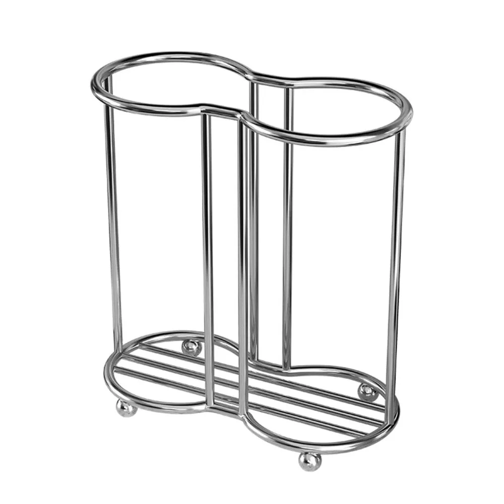 Stainless Steel Disposables Cups Picker Rust-Proof Multifunctional Cup Storage Rack Save Space Large Capacity